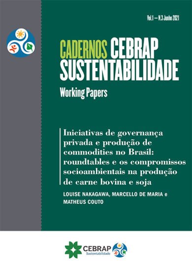 Cadernos Cebrap Sustentabilidade - n.3 - 2021
